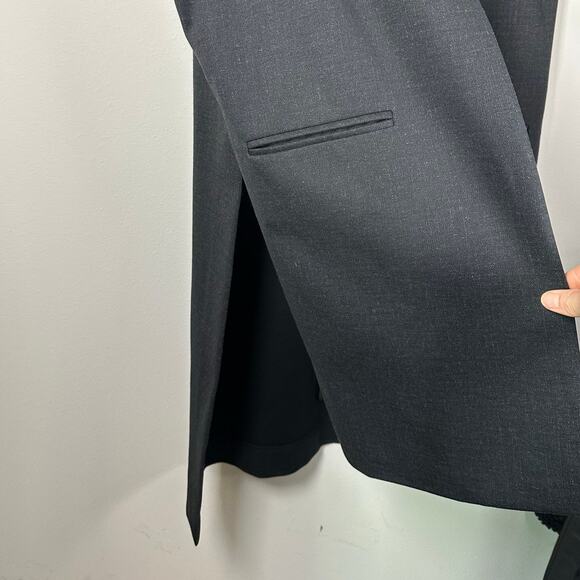 Cabi Black High Slit Sleeveless High Low Duster Vest Women's Medium - Picture 6 of 8